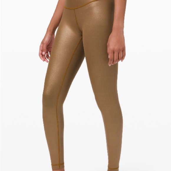 GOLD LIMITED EDITION lululemon leggings - Picture 5 of 5